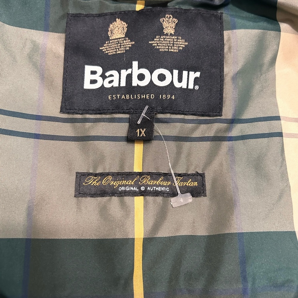 Green Barbour Men’s XL jacket